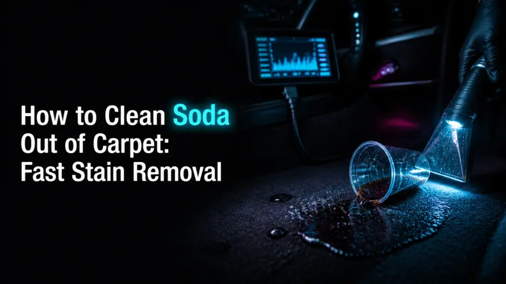 how to clean soda out of carpet