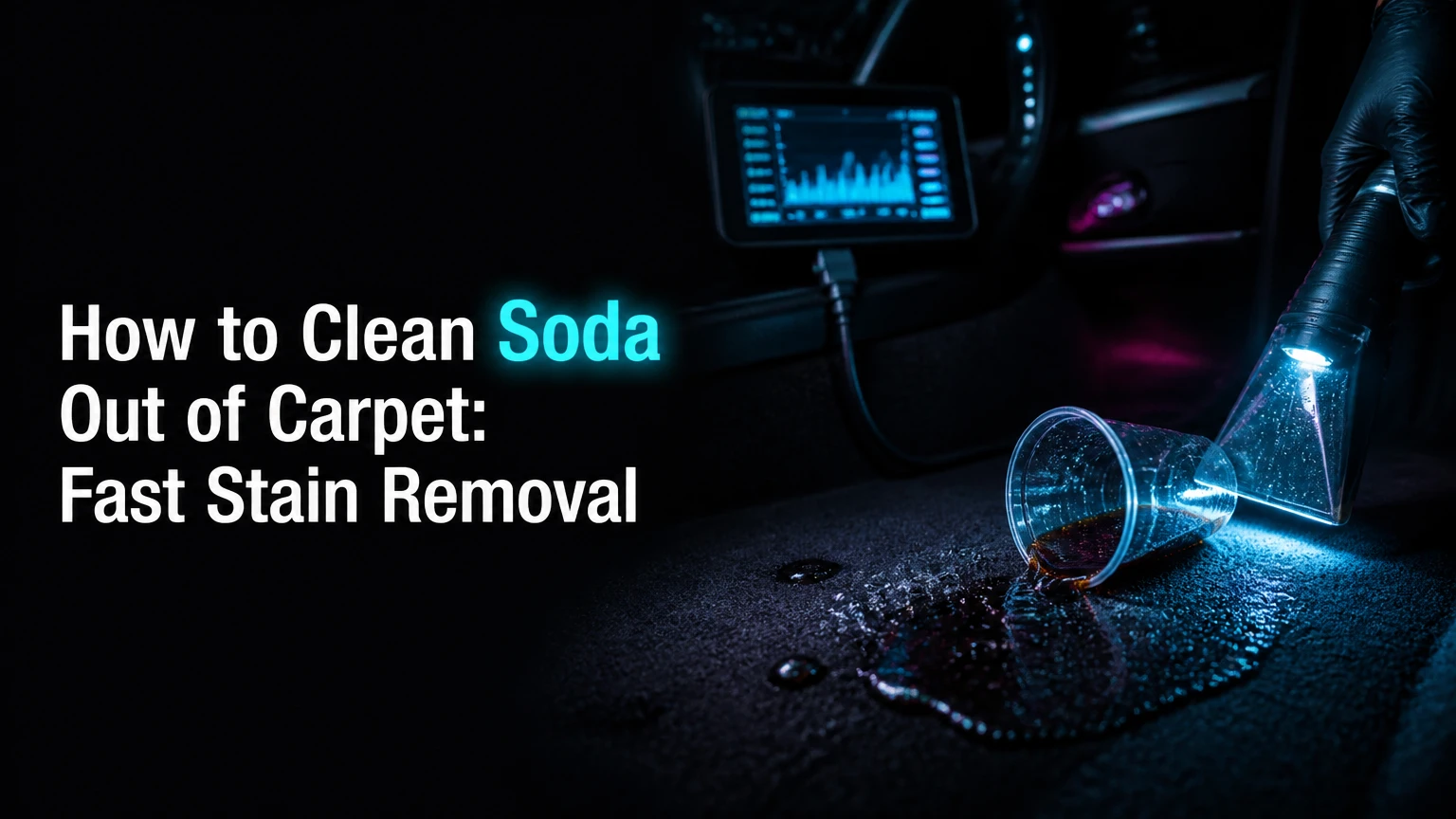 how to clean soda out of carpet