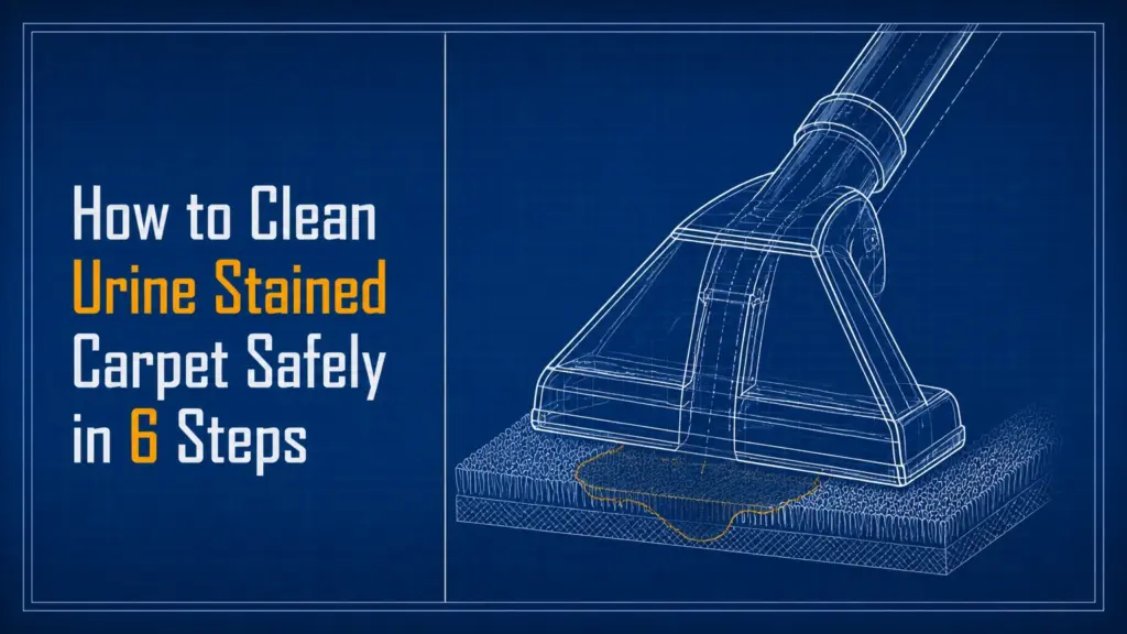 how to clean urine stained carpet