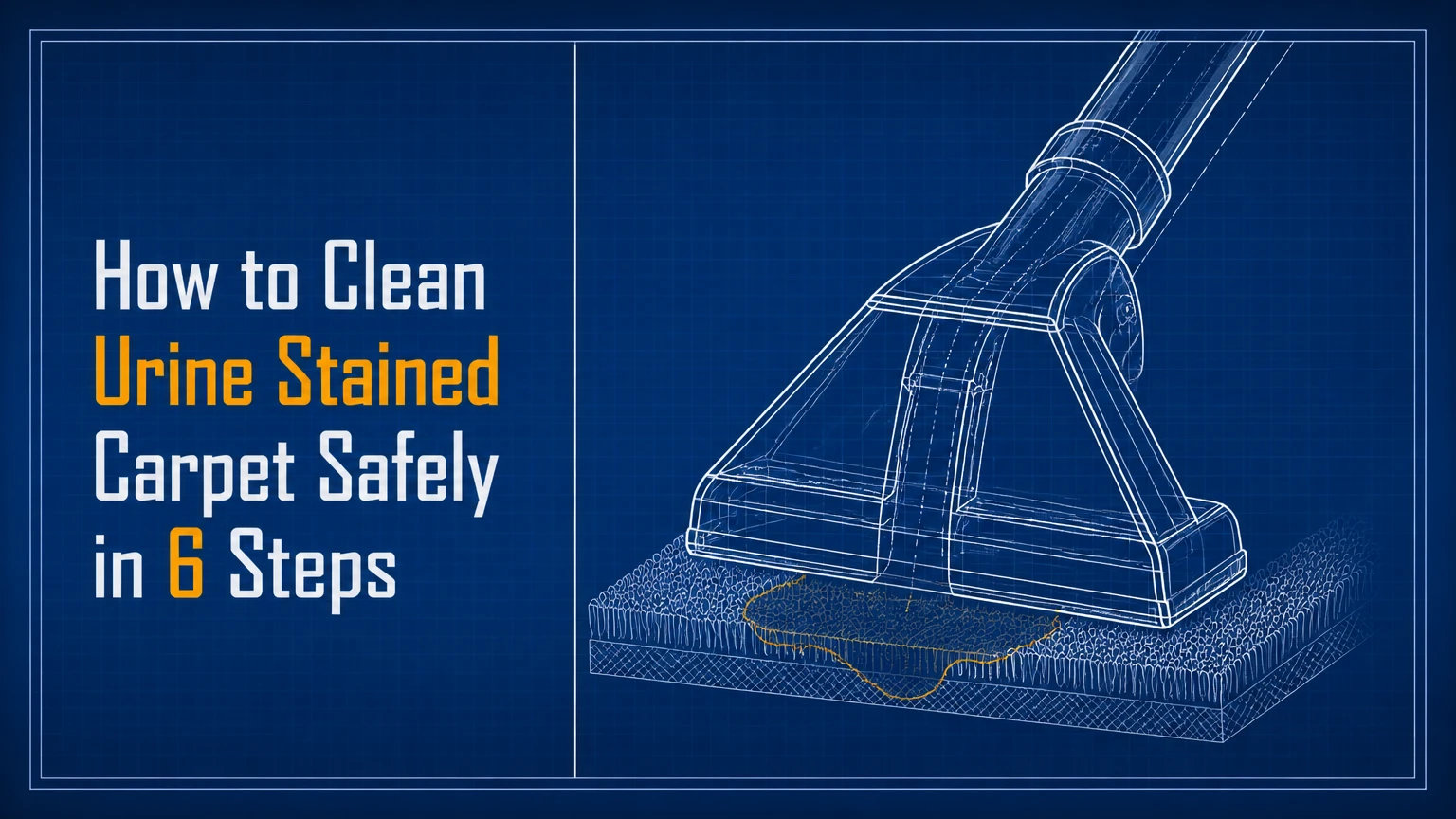 how to clean urine stained carpet