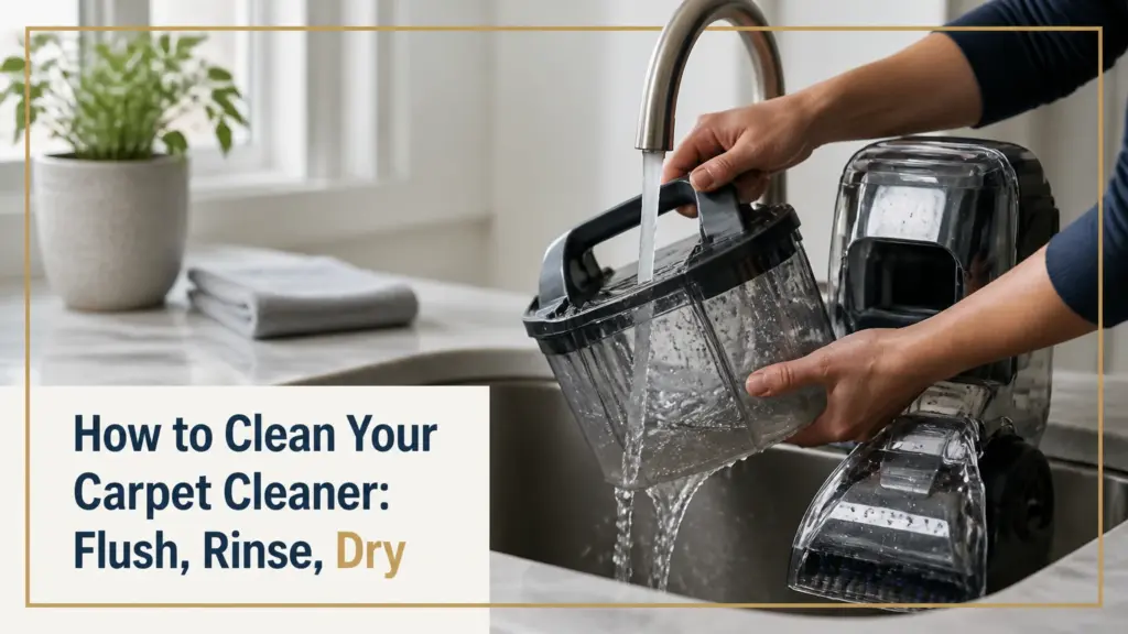how to clean your carpet cleaner