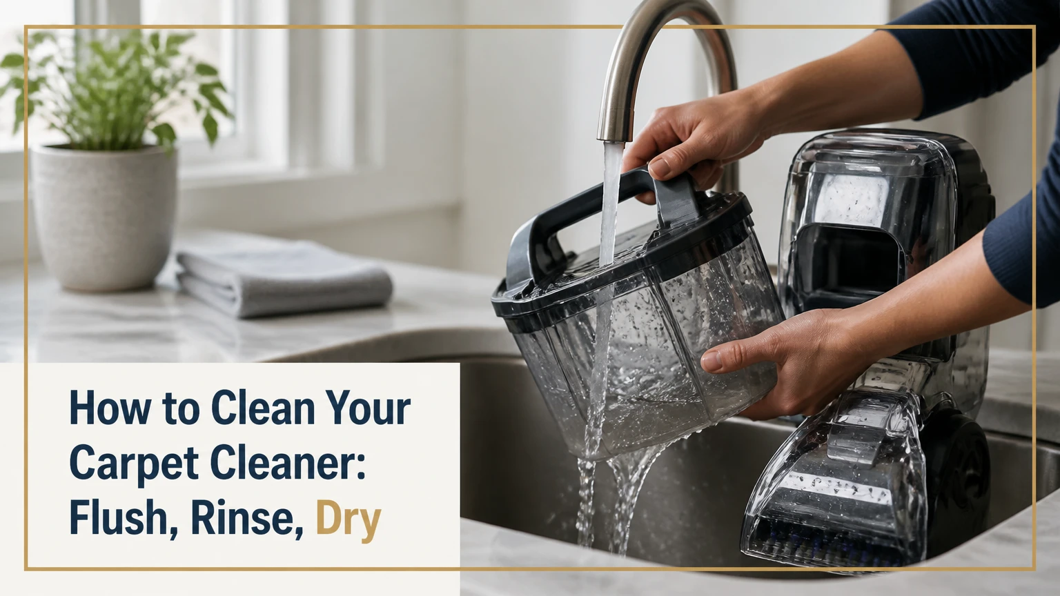 how to clean your carpet cleaner
